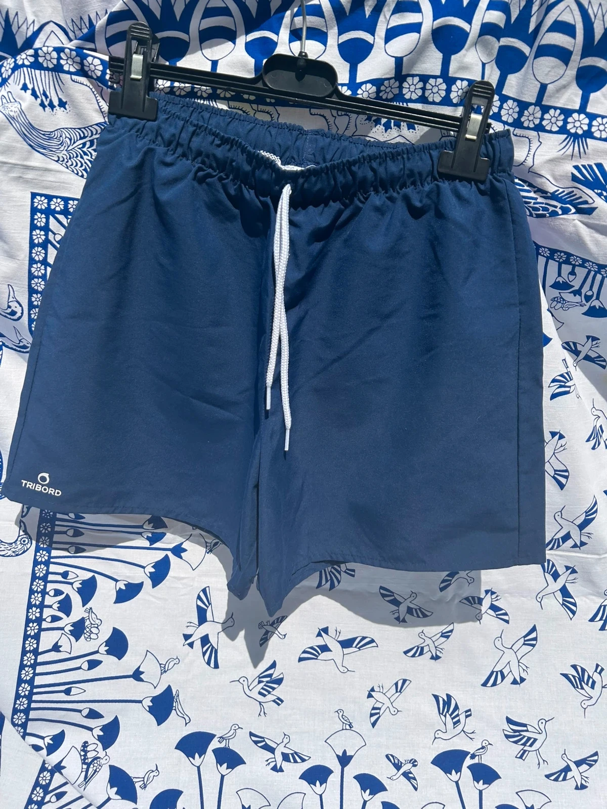 Short bleu marine S/36 tribord bon état homme